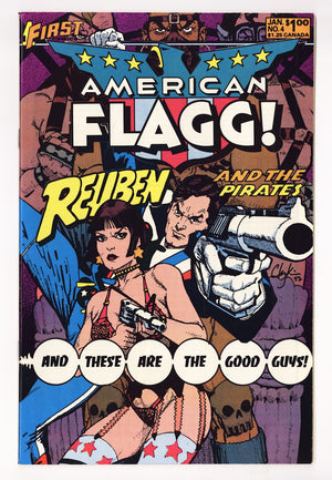 American Flagg! Vol 1 4 High Grade (1984)