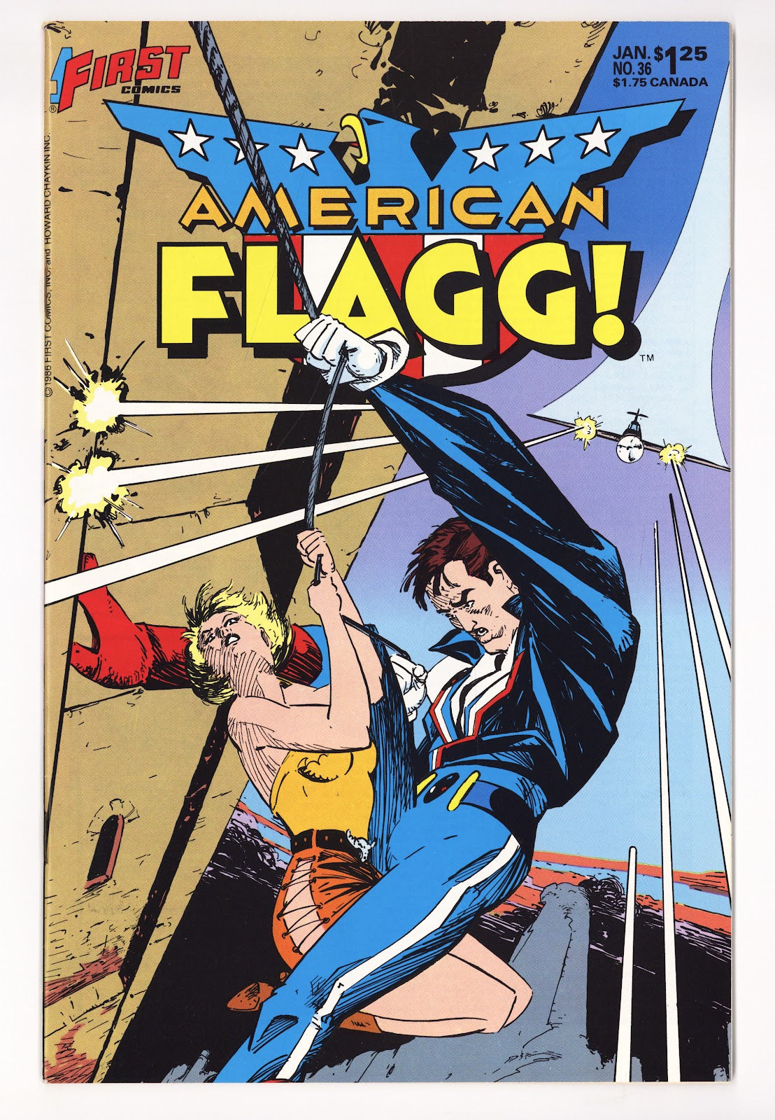 American Flagg! Vol 1 36 High Grade (1987) 
