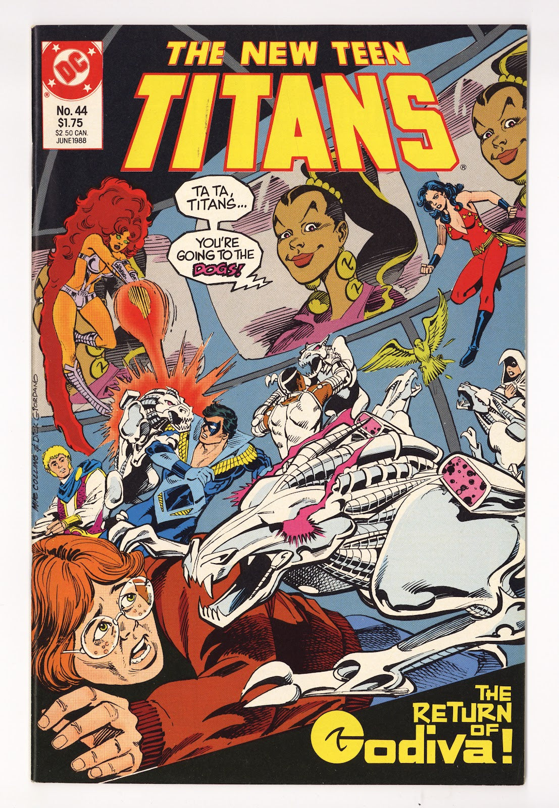 The New Teen Titans Vol 2 44 High Grade (1988) 