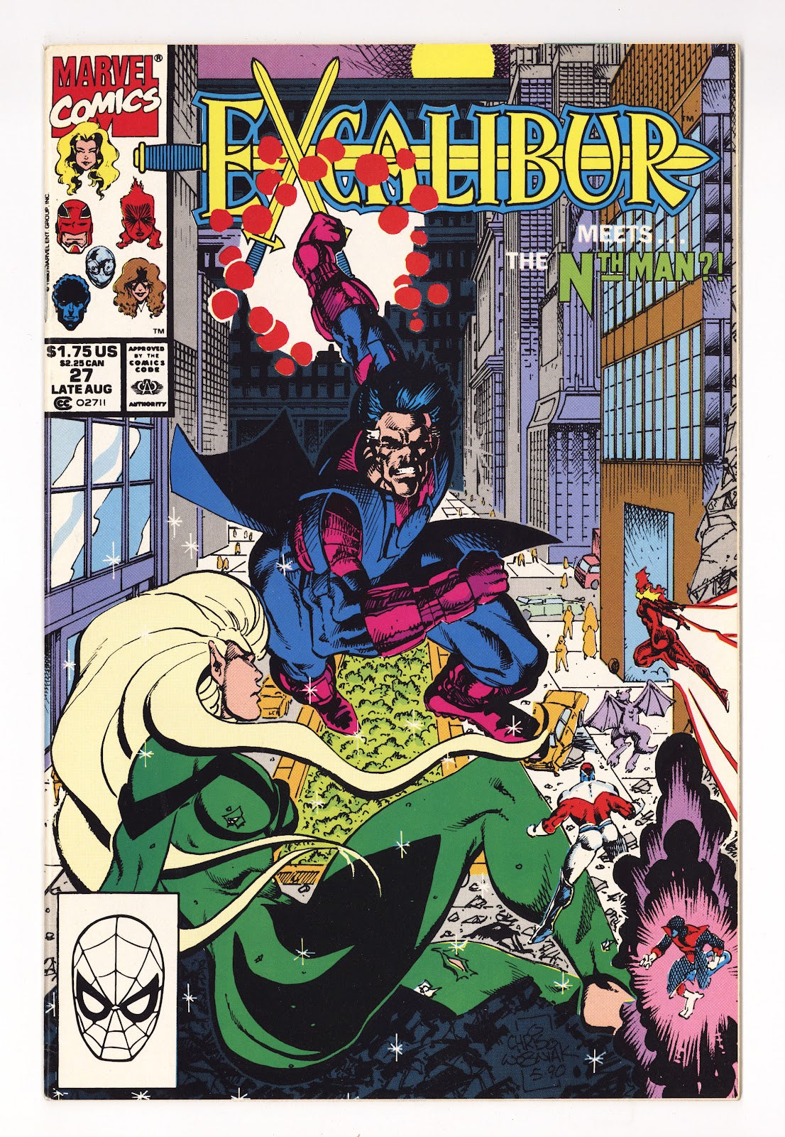 Excalibur Vol 1 27 High Grade (1990) Direct 