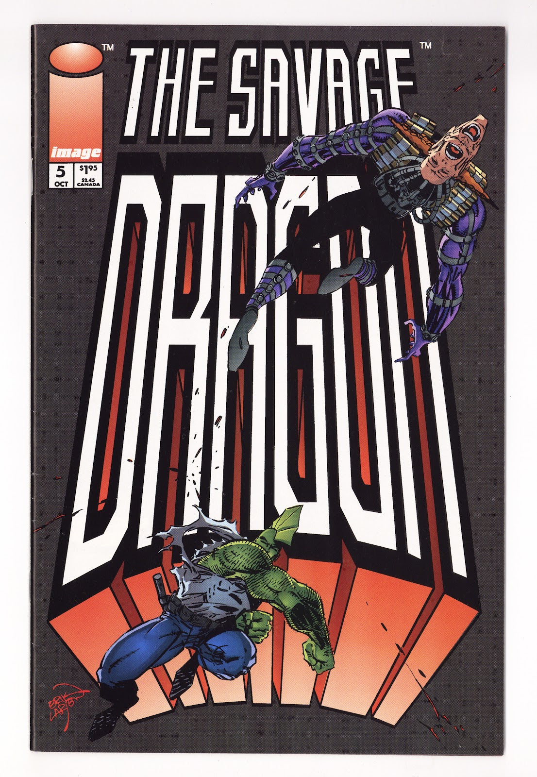 Savage Dragon Vol 2 5  Mid Grade   (1993)     