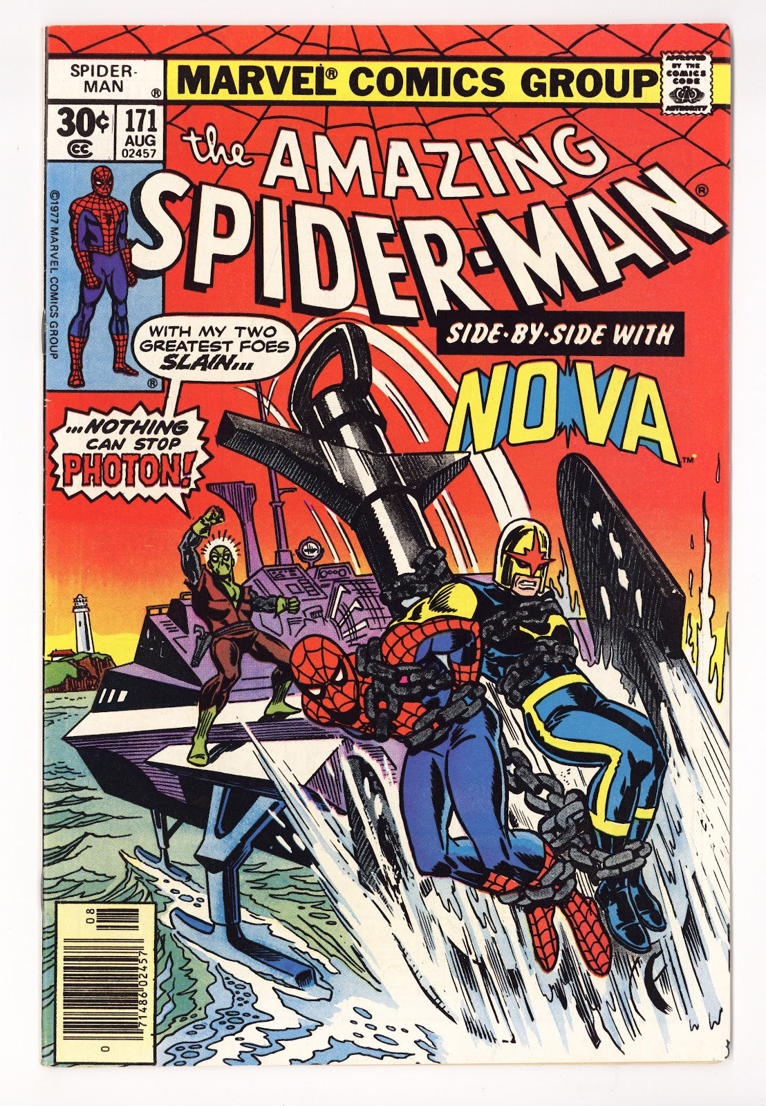 The Amazing Spider-Man Vol 1 171 VF+ (8.5) (1977)  