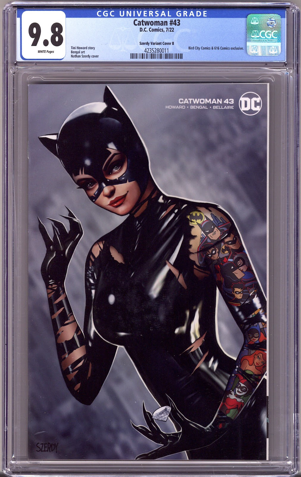 Catwoman Vol 5 43 CGC 9.8 (NM/M)   (2022) Szerdy   Exclusive Variant
