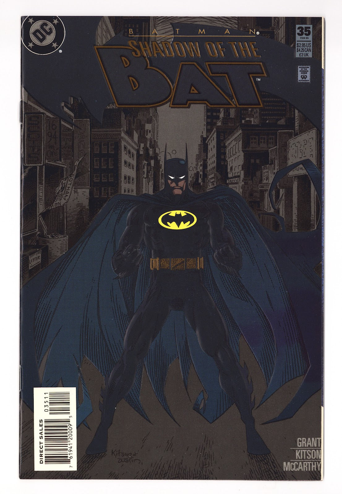 Batman: Shadow of the Bat 35 High Grade (1995) 