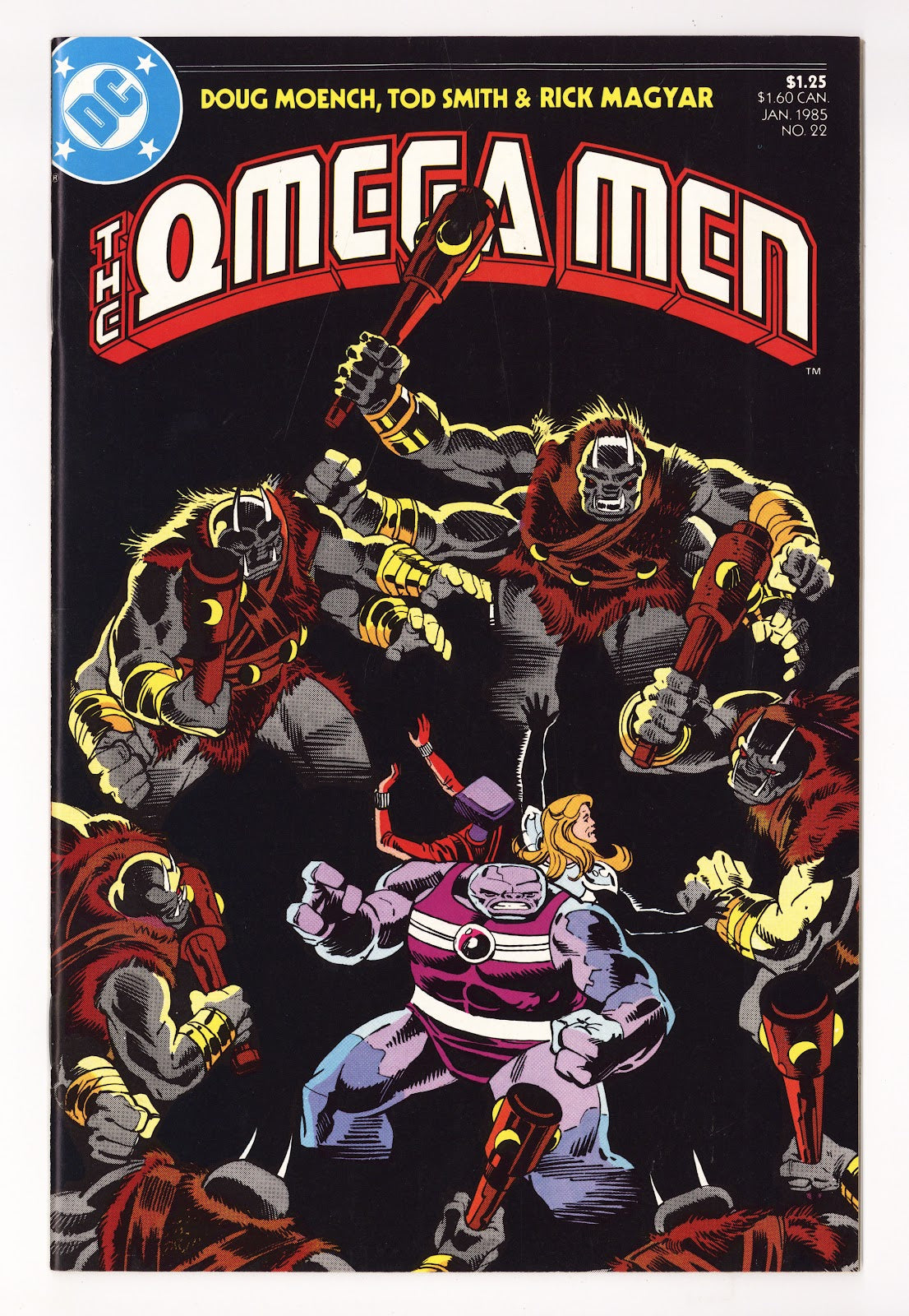The Omega Men Vol 1 22  High Grade   (1985)     