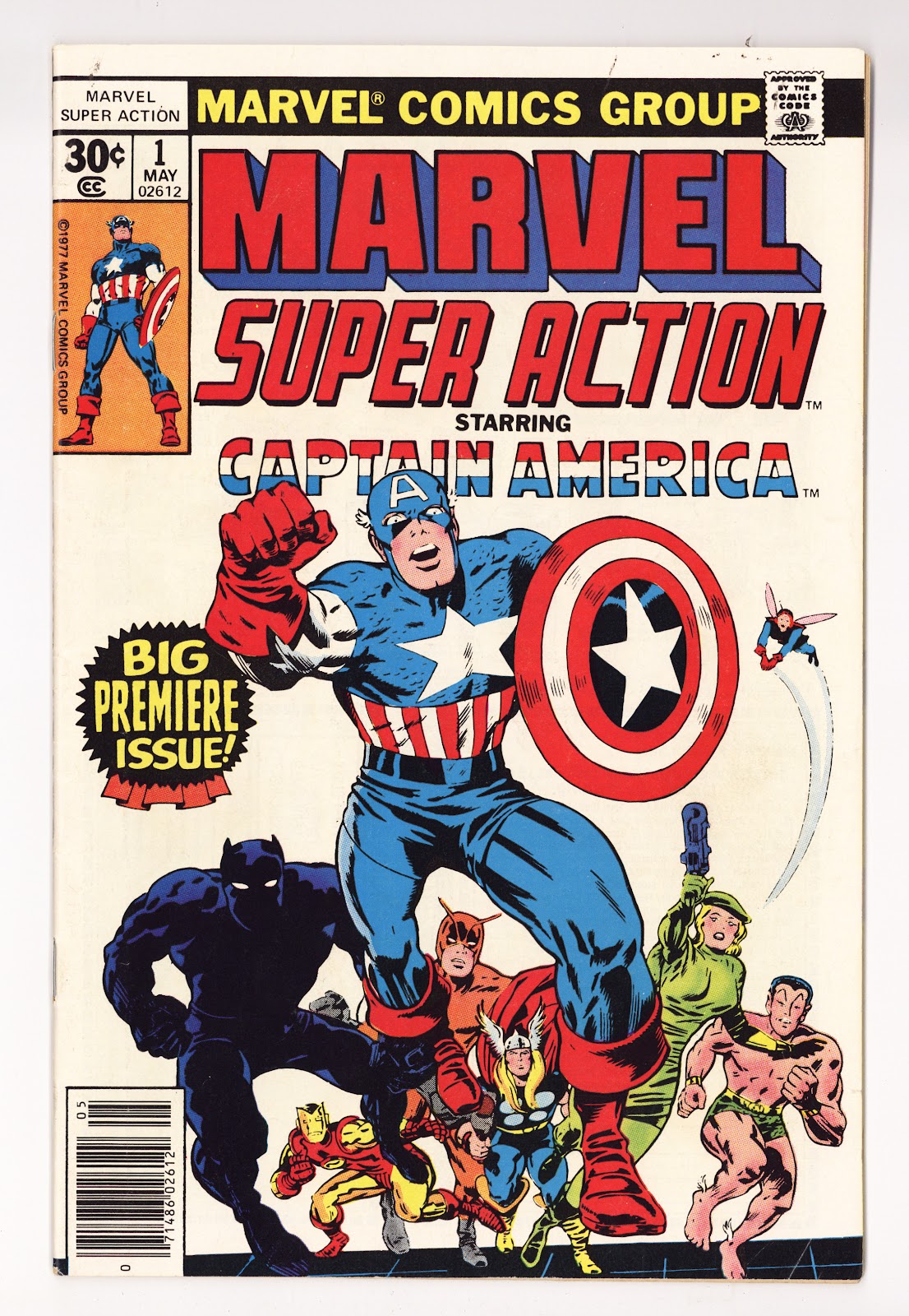 Marvel Super Action Vol 1 1  Mid Grade   (1977)     