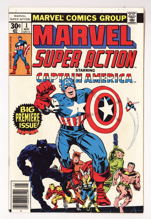 Marvel Super Action Vol 1 1  Mid Grade   (1977)