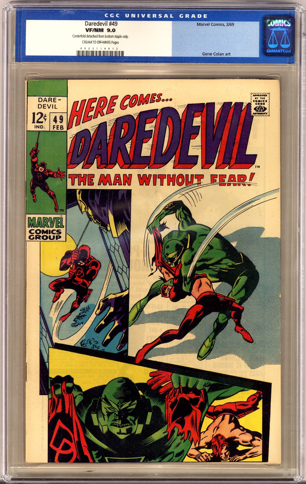 Daredevil Vol 1 49 CGC 9.0 (VF/NM)   (1969)     