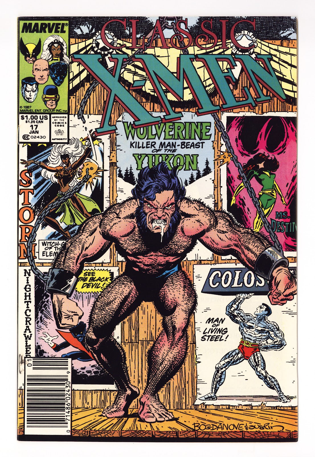 Classic X-Men 17 High Grade (1988) Newsstand 
