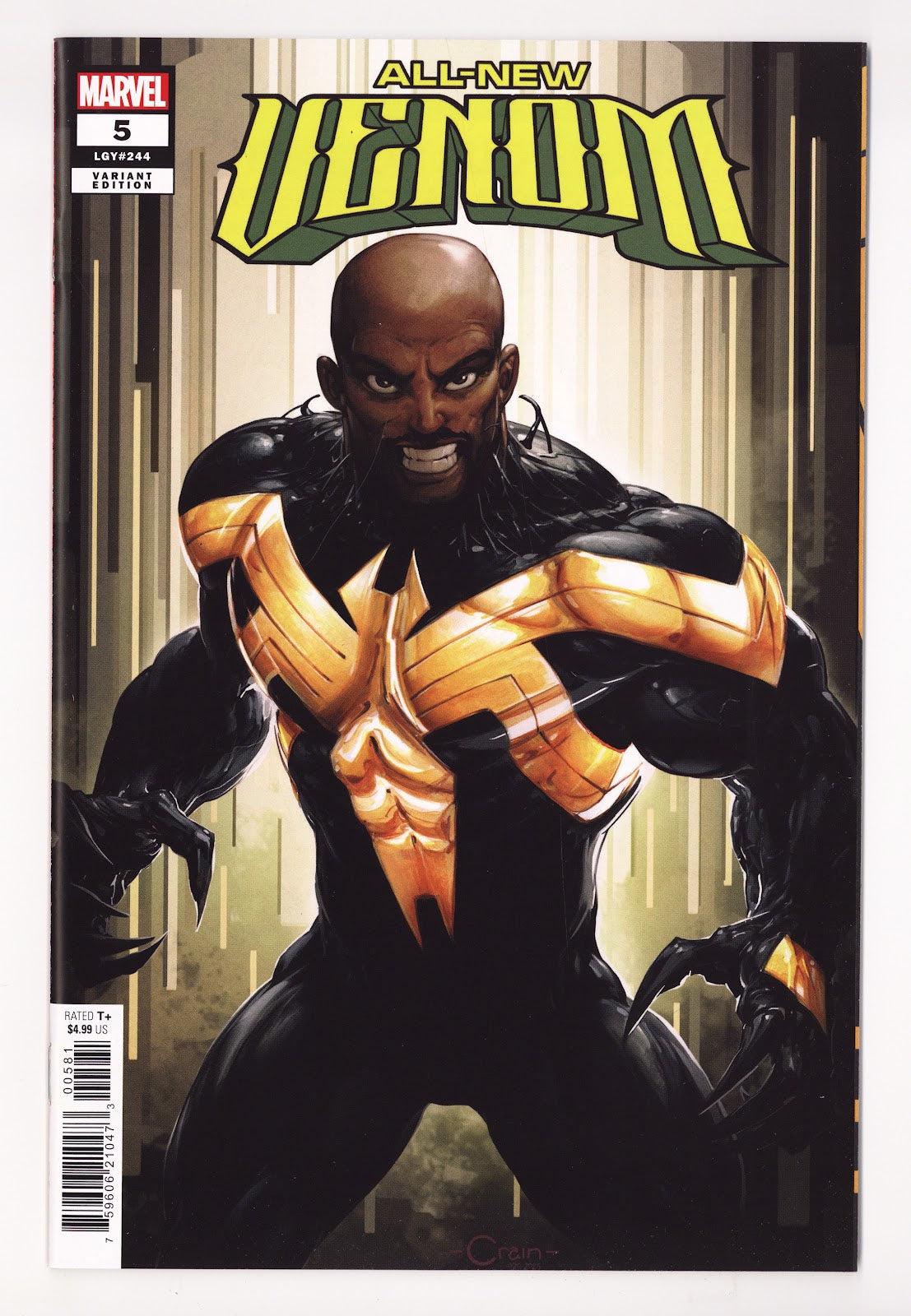 All-New Venom   5 (244)  High Grade   (2025) Crain 'Suspect D' (Luke Cage)  Variant  