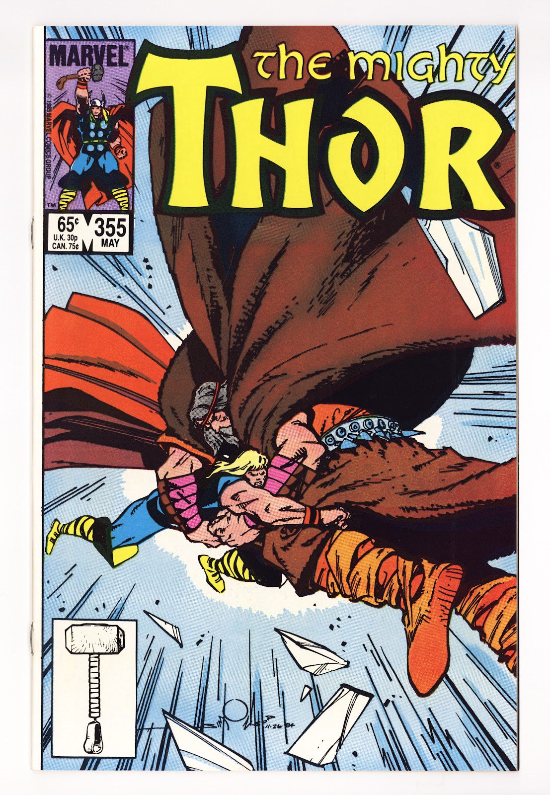 Thor Vol 1 355 High Grade (1985) Direct 