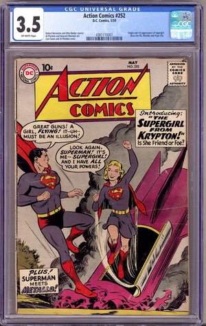 Action Comics Vol 1 252 CGC 3.5 (VG-) (1959)