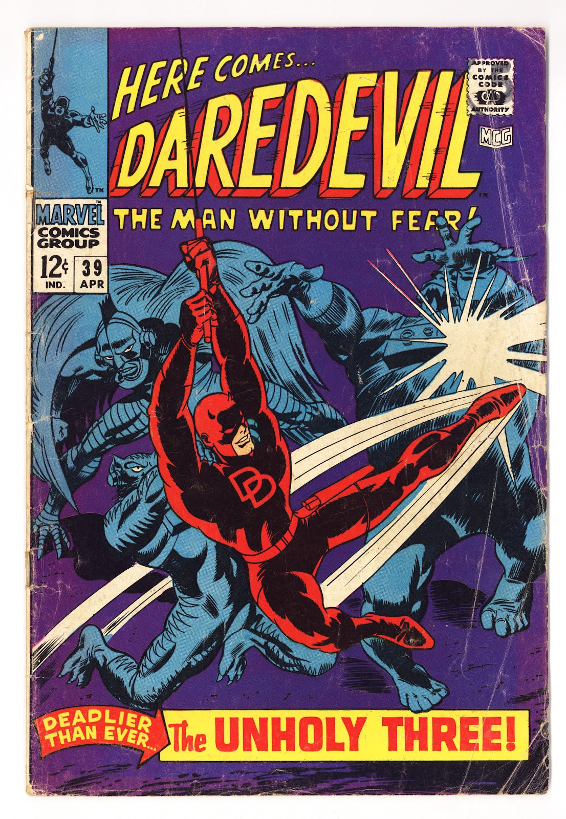Daredevil Vol 1 39  GD/VG (3.0)   (1968)