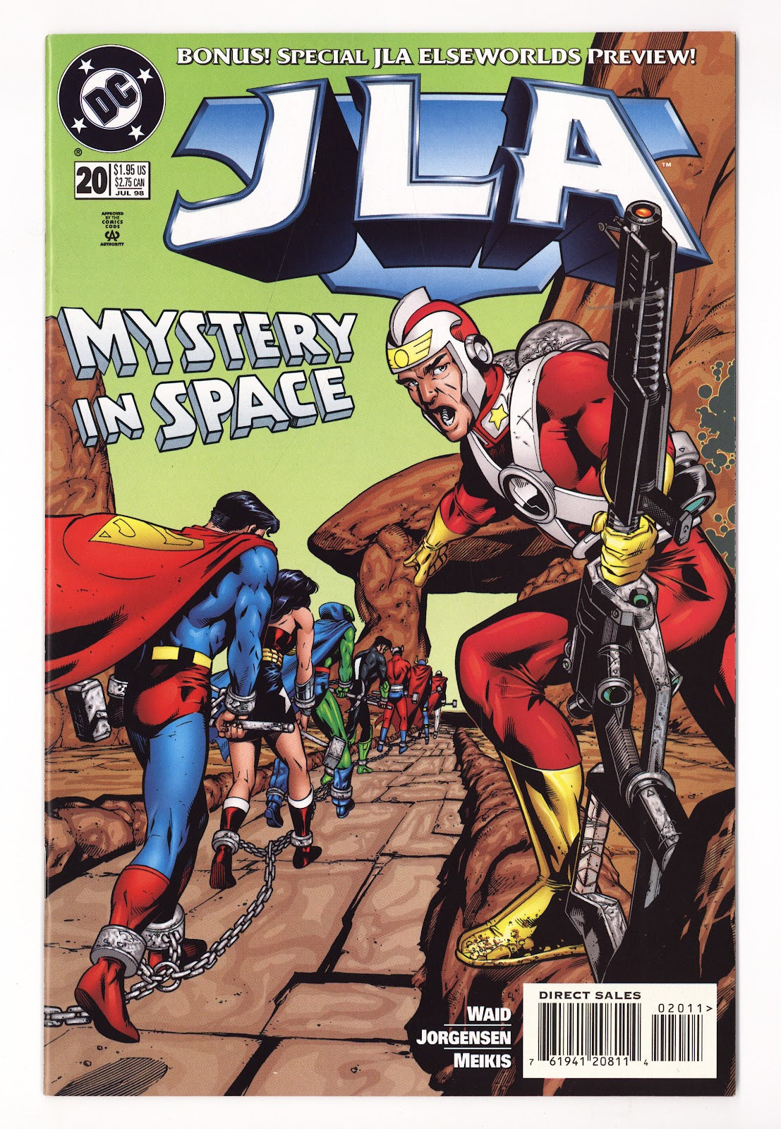 JLA 20 High Grade (1998) Direct Sales 