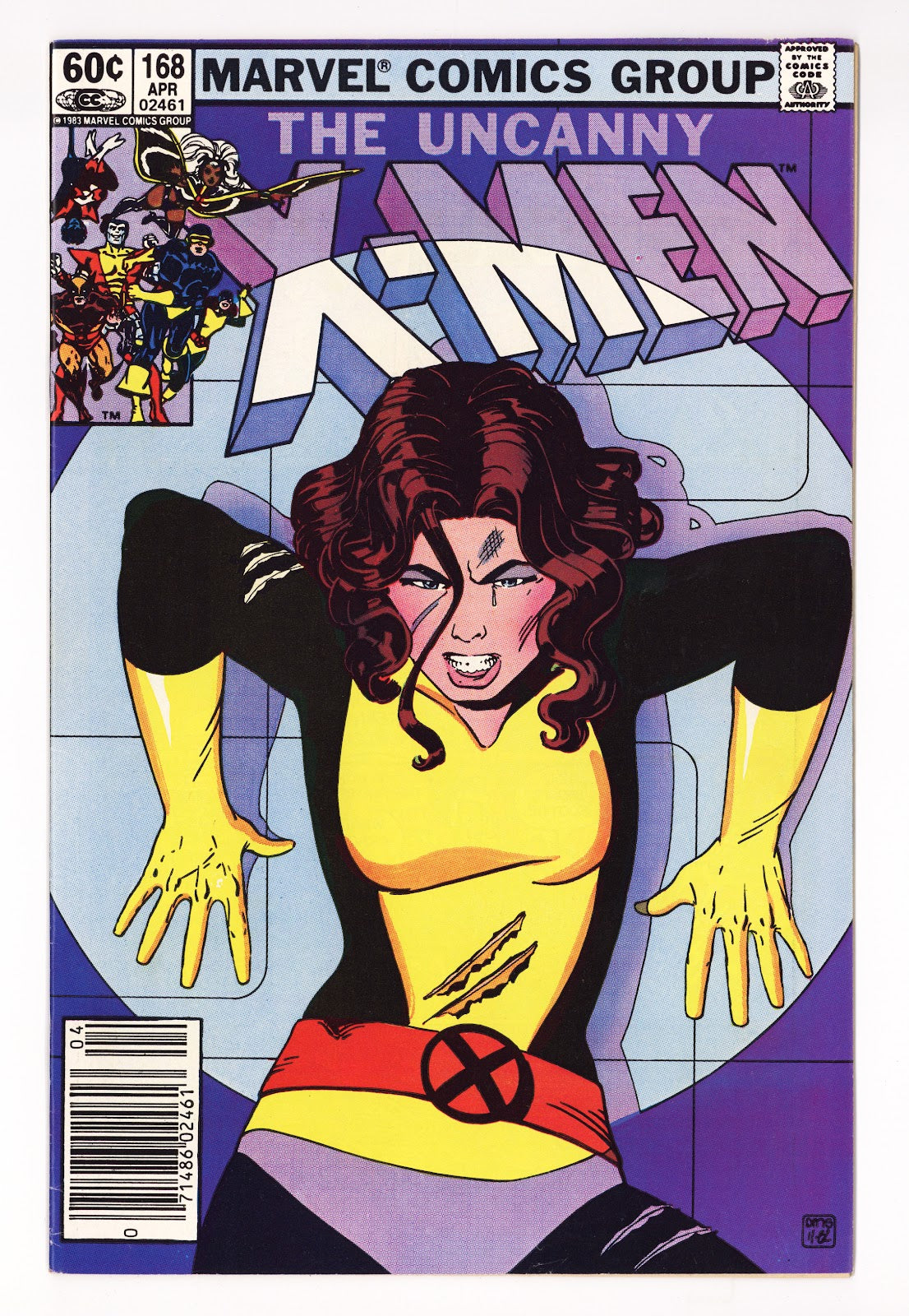 The Uncanny X-Men Vol 1 168  FN/VF (7.0)   (1983)   Newsstand  