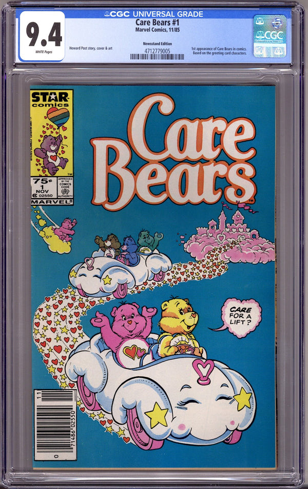 Care Bears   1 CGC 9.4 (NM)   (1985)   Newsstand