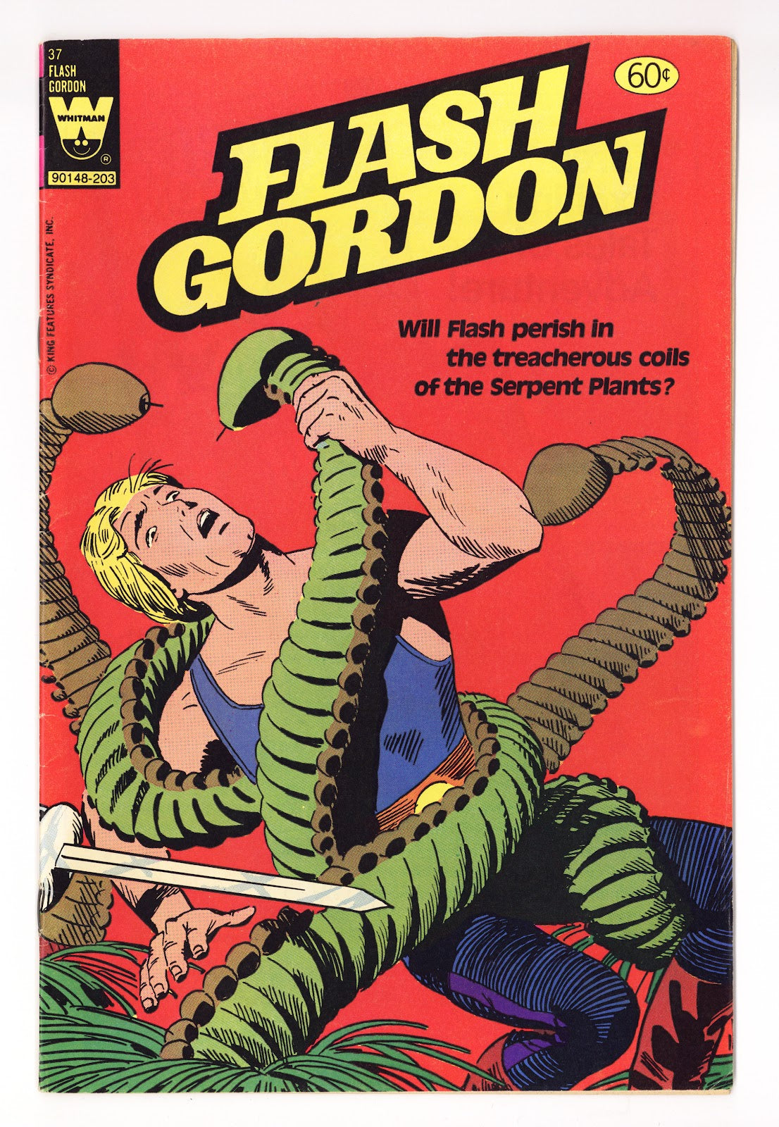 Flash Gordon   37  Mid Grade   (1982) Logo   White Logo Variant