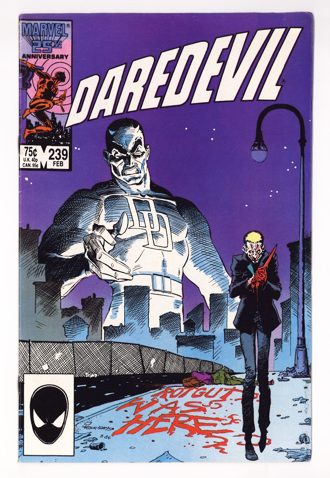 Daredevil Vol 1 239  Mid Grade   (1987)