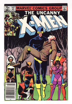 The Uncanny X-Men Vol 1 167  VF- (7.5)   (1983)   Canadian Price Variant