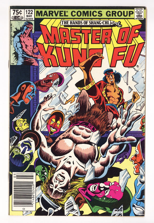 Master of Kung Fu Vol 1 122  Mid Grade   (1983)   Canadian Price Variant
