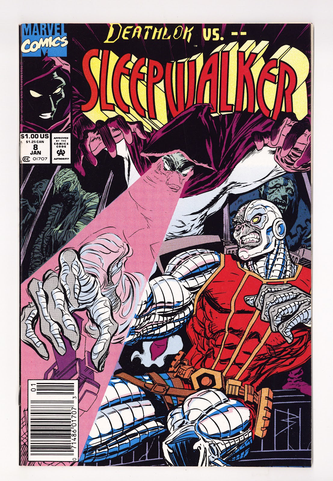 Sleepwalker 8 High Grade (1992) Newsstand 