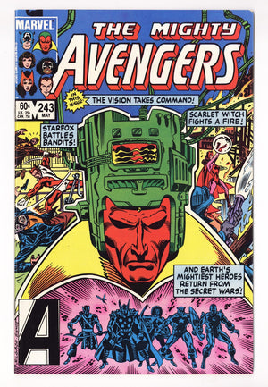 The Avengers Vol 1 243 High Grade (1984) Direct