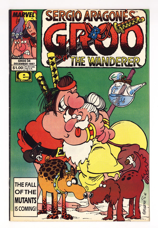 Sergio Aragones Groo the Wanderer Vol 2 34  Mid Grade   (1987)