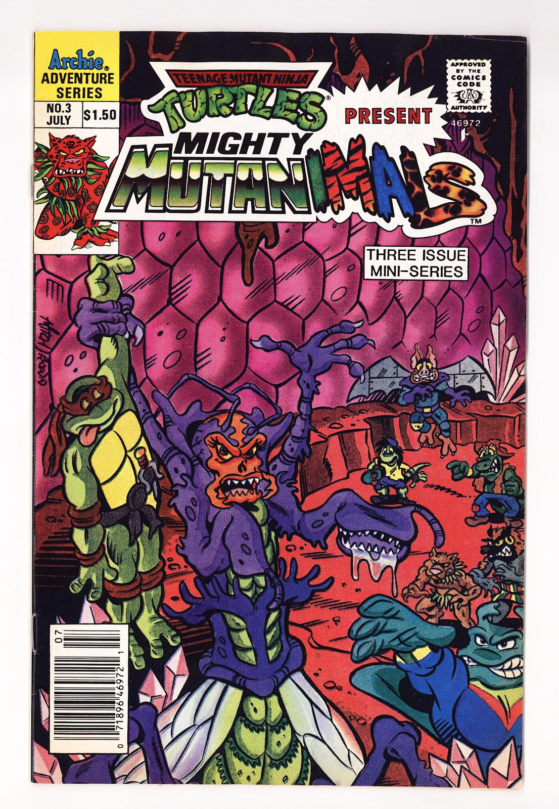 Mighty Mutanimals   3  FN/VF (7.0)   (1991)   Canadian  