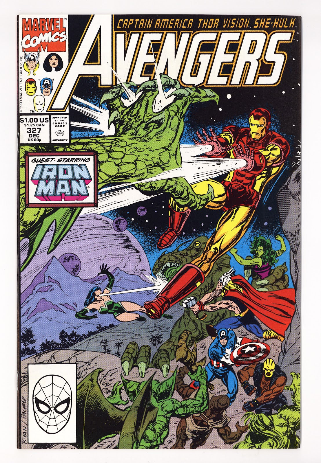 The Avengers Vol 1 327 High Grade (1990) 