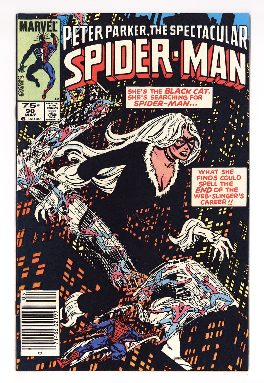 The Spectacular Spider-Man Vol 1 90 VF- (7.5) (1984) Canadian 