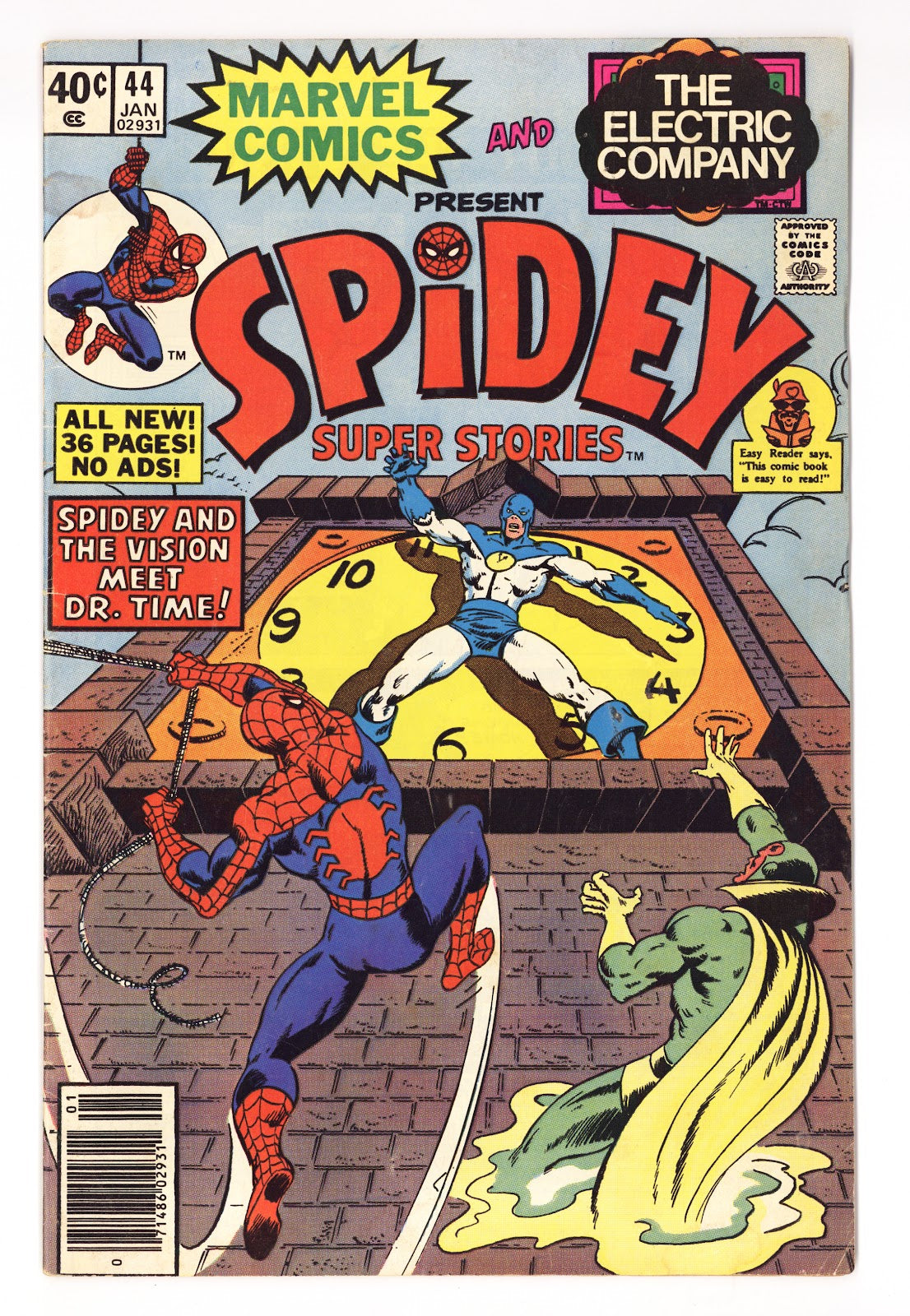 Spidey Super Stories Vol 1 44  VG+ (4.5)   (1980)     