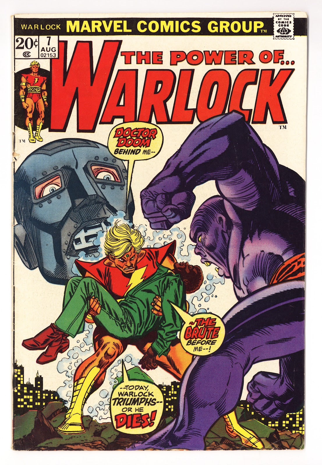 Warlock Vol 1 7  VG (4.0)   (1973)     