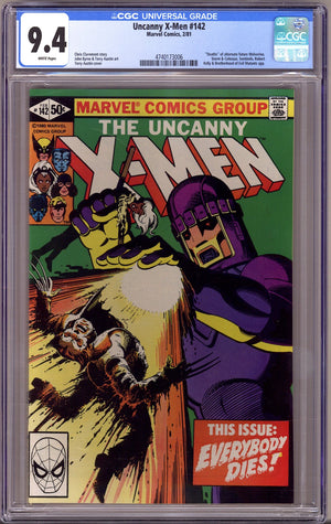 The Uncanny X-Men Vol 1 142 CGC 9.4 (NM) (1981)