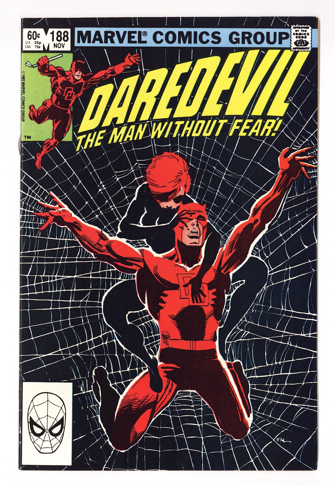 Daredevil Vol 1 188  Mid Grade   (1982)     