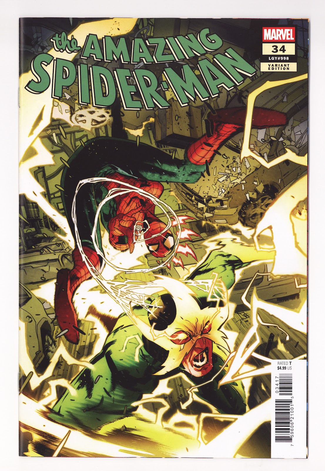 Amazing Spider-Man Vol 7 34 Vicentini Incentive NM- (9.2) NM- (9.2) (2026)