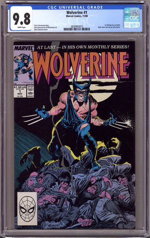 Wolverine Vol 2 1 CGC 9.8 (NM/M)   (1988)