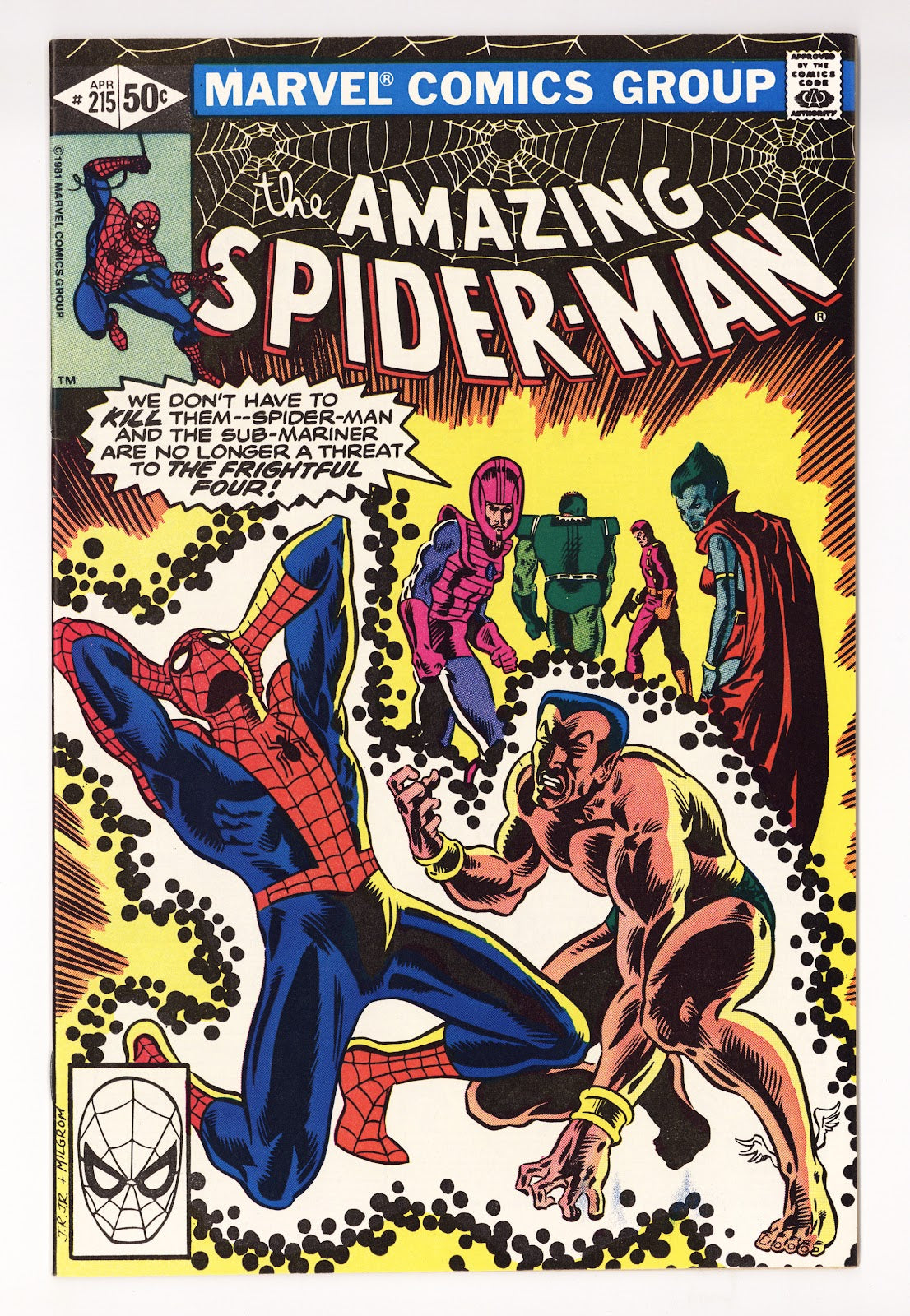 The Amazing Spider-Man Vol 1 215  Mid Grade   (1981)