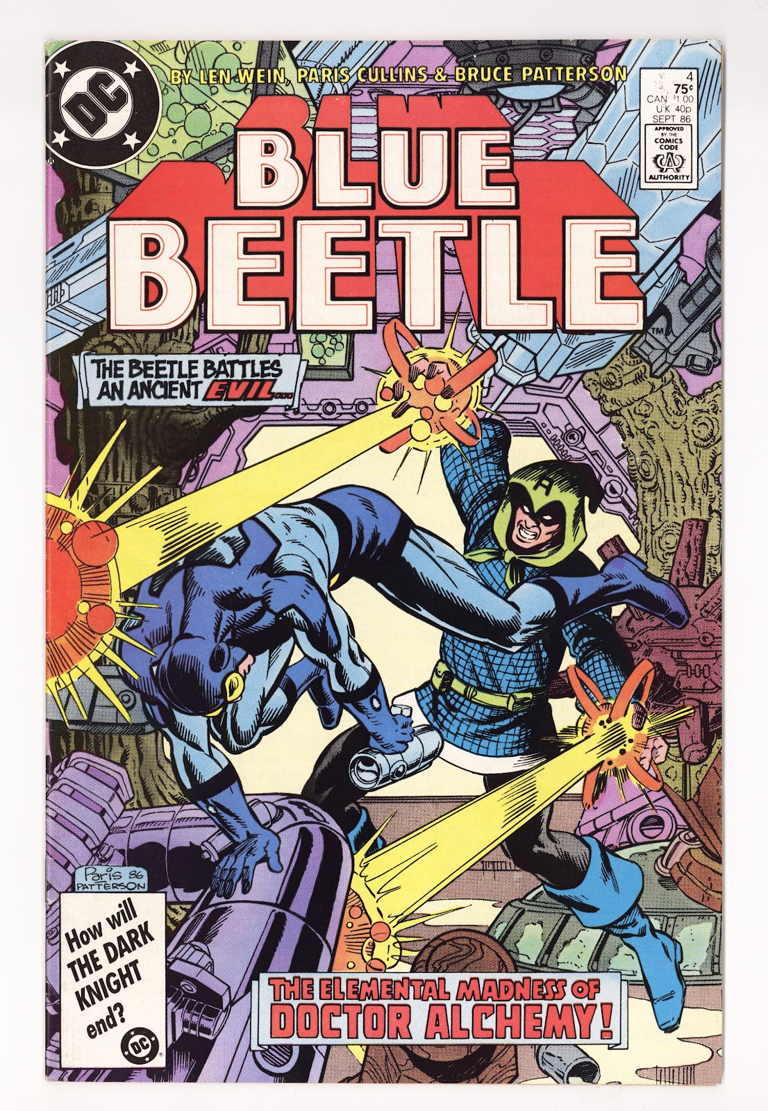 Blue Beetle Vol 7 4 High Grade (1986) Direct 