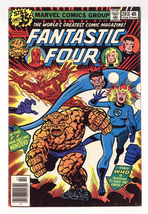 Fantastic Four Vol 1 203 Mid Grade (1979)