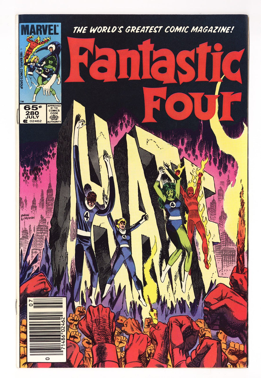 Fantastic Four Vol 1 280  High Grade   (1985)   Newsstand