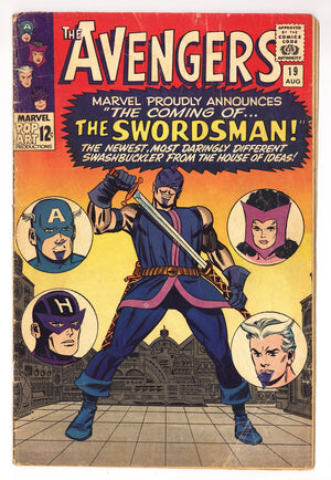 The Avengers Vol 1 19 GD/VG (3.0) (1965)
