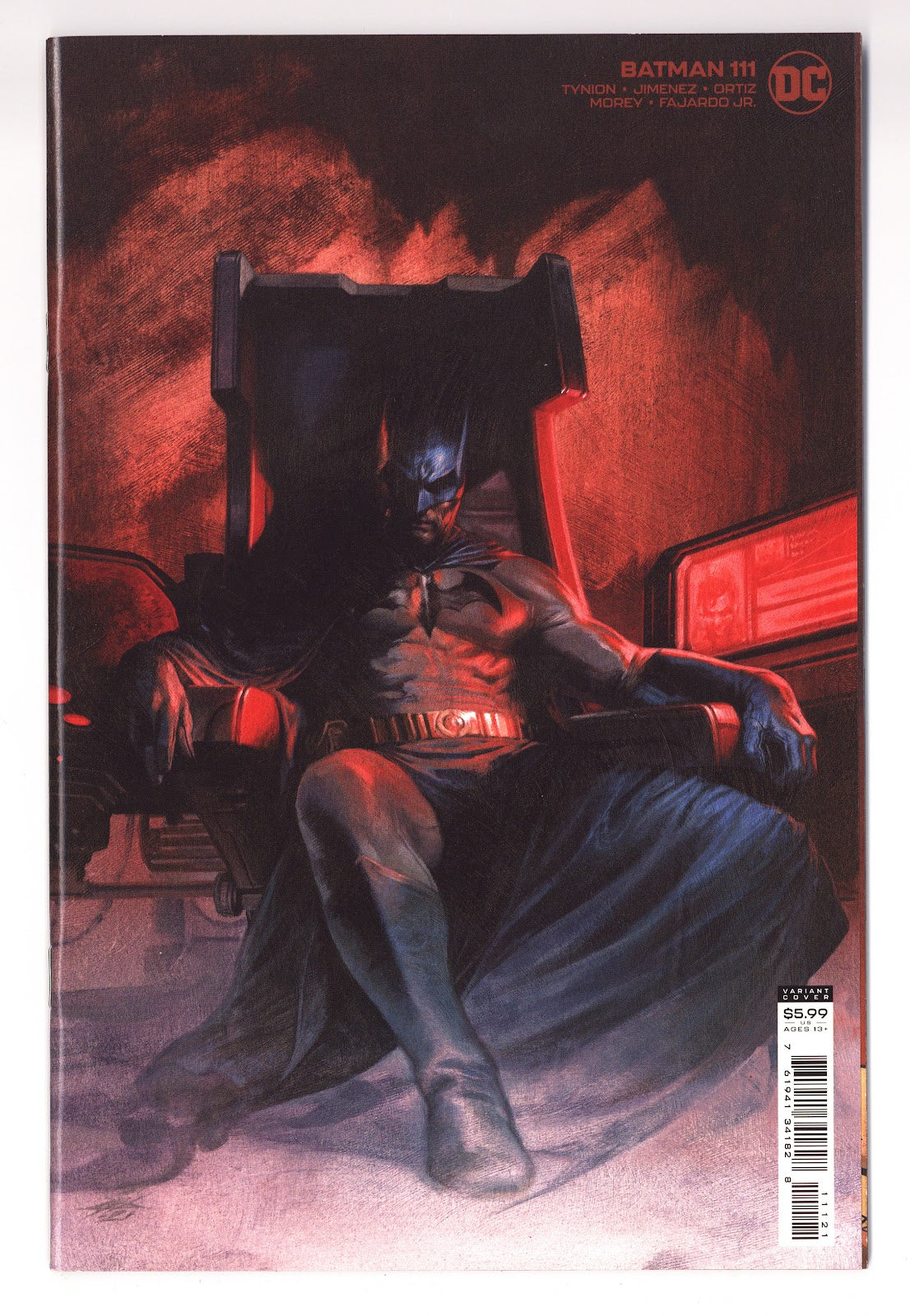 Batman Vol 3 111 High Grade (2021) Dell'Otto Variant 