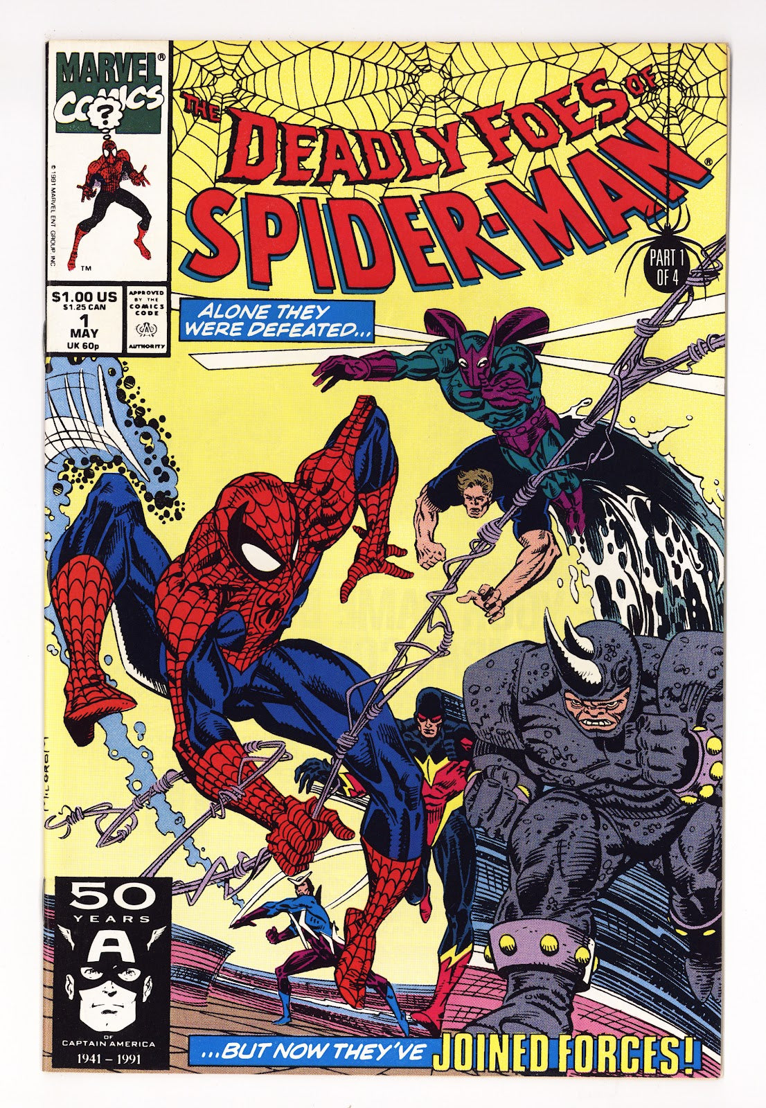 Deadly Foes of Spider-Man Vol 1 1 High Grade (1991) 