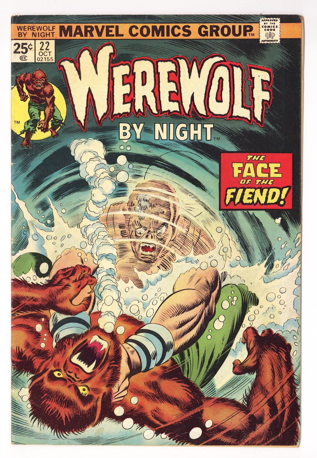 Werewolf by Night Vol 1 22  VG+ (4.5)   (1974)     