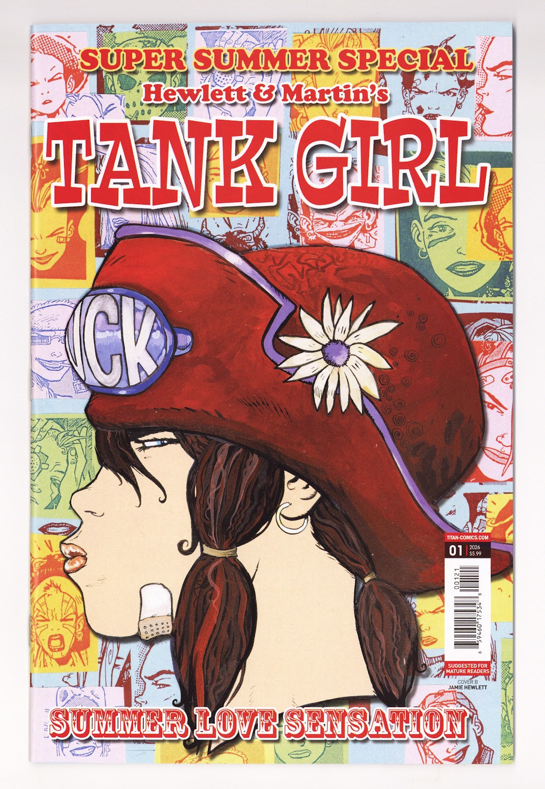 Tank Girl Summer Love Sensation 35th Anniversary Comic (one Shot) Cvr B Jamie Hewlett Var 1 (2026)