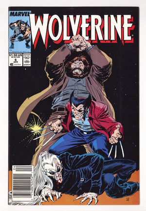 Wolverine Vol 2 6  High Grade   (1989)   Newsstand