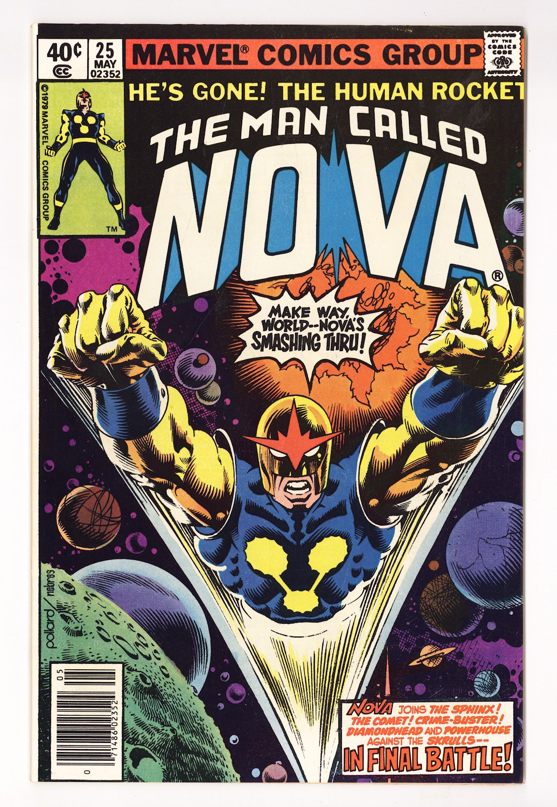 The Man Called Nova Vol 1 25  High Grade   (1979)     
