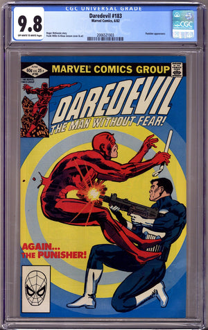 Daredevil Vol 1 183 CGC 9.8 (NM/M) (1982)