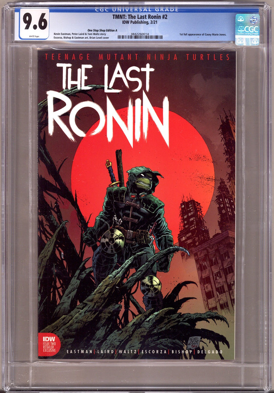 TMNT: The Last Ronin   2 CGC 9.6 (NM+)   (2021) Level   Exclusive Variant