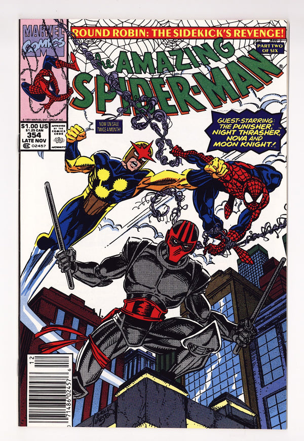 The Amazing Spider-Man Vol 1 354 High Grade (1991) Newsstand